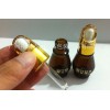 10毫升优质棕色单葫芦点滴瓶配韩版滴头烫金工艺
